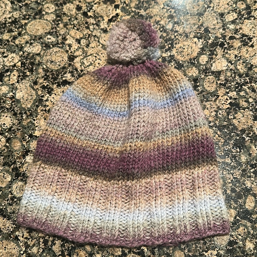 Hand knit Unisex Hat